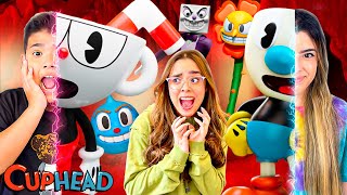 JOGAMOS O JOGO DAS XÍCARAS PELA PRIMEIRA VEZ !(Cuphead) -Estevão, Milla e Milly #soporcausa