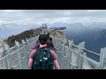 on the cloudraker skybridge at whistler peak on jul 16 2023