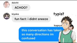 haikyuu texts - what are typis?