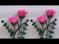 ดอกคาร์เนชั่น ลวดกำมะหยี่ | carnation flower diy | pipe cleaner carnation flower | Tukta Style