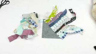 A gift in 10 minutes and only from different scraps of fabric | DIY A beautiful idea for a gift