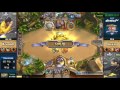 하스스톤 hcc s5 8강 본선 a조 2경기 3 kranich vs steelo hearthstone _160128