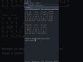 Hang-Man game using python. #shorts #python