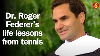 Roger Federer's valuable life lessons from tennis at Dartmouth graduation - HIGHLIGHTS