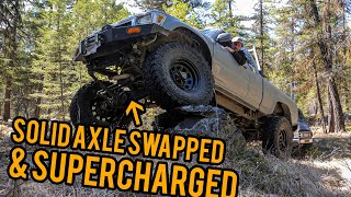 Five 4x4 Toyota Pickups Off-Road Adventure! SAS | Supercharged 89 | Diesel 94