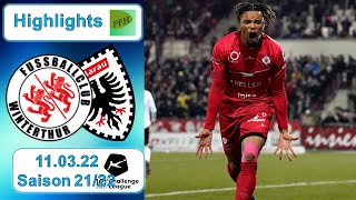 Highlights: FC Winterthur vs FC Aarau (11.03.22)