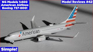 NG Models American Airlines Boeing 737-800! | Model Reviews #42