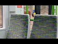 journey on the croydon tramlink cr4000 2552 to new addington