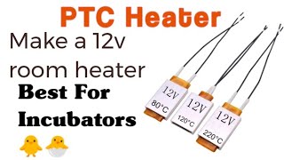 12V Room Heater PTC heater |Best for birds |