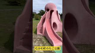 北海道勇払郡むかわ町の福住たこ公園のタコ山