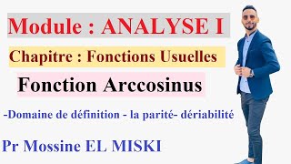 Analyse 1 : fonction Arccosinus