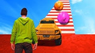 EXTREME HUMAN AVALANCHE BOWLING! (GTA 5 Funny Moments)