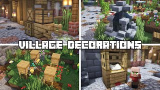 Minecraft: 20+ Village Build Ideas!