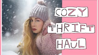 Cozy THRIFT Haul 🎨Vintage art, decor, 90sdresses