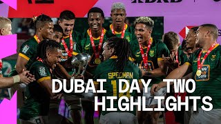 South Africa make it FIVE in a row! | Dubai HSBC SVNS Day Two Men's Highlights