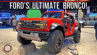 The 2022 Ford Bronco Raptor Is A Unrivaled Beefy Ford Performance SUV