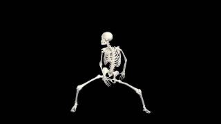 Dancing Skeleton Seamless Looping 10 Hours