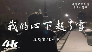 徐靖雯/王忻辰/IN-K - 我的心下起了雪『我的心下起了雪，你離開我的世界。』【高音質|動態歌詞Lyrics】♫·流行音樂 hit china song