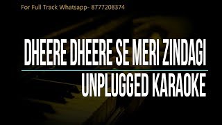 Dheere Dheere Se Meri Zindagi Mein Aana | Kumar Sanu | Reprised Karaoke