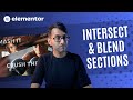 Intersect and Blend Sections with No Extra Plugin - Elementor Wordpress Tutorial