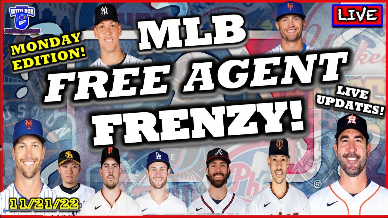 MLB Free Agent FRENZY | Monday Edition | MLB Free Agency | MLB Trade ...