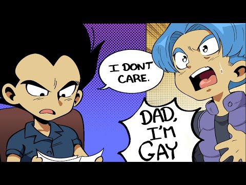 Dad I'm Gay! (DBZ Comic Dub)