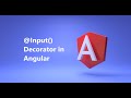 @Input Decorator in Angular | Angular Component Interaction | Angular 12
