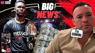 BIG NEWS: Colby Covington Made An UNEXPECTED MOVE! Israel Adesanya's New crazy Challenge!