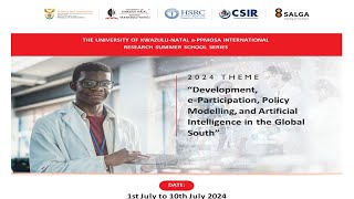 Development, e-Participation, Policy Modelling, and Artificial Intelligence in the Global South Day1