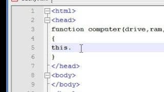 Javascript Tutorial - 25 - Introduction to Objects