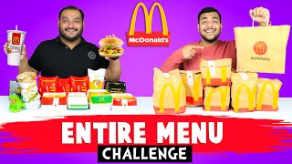 McDonald's Entire Menu Challenge | McDonald's Food Eating Challenge | Viwa Food