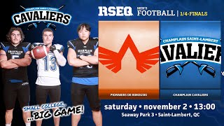 RSEQ D3 Football 🏈 Rimouski @ Ch.-St-Lambert [2024-11-02]