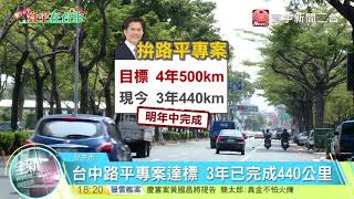 20171106寰宇整點新聞》林佳龍拚路平 4年500公里明年中完成