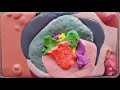 mixing old slime with clay relaxing slime smoothie