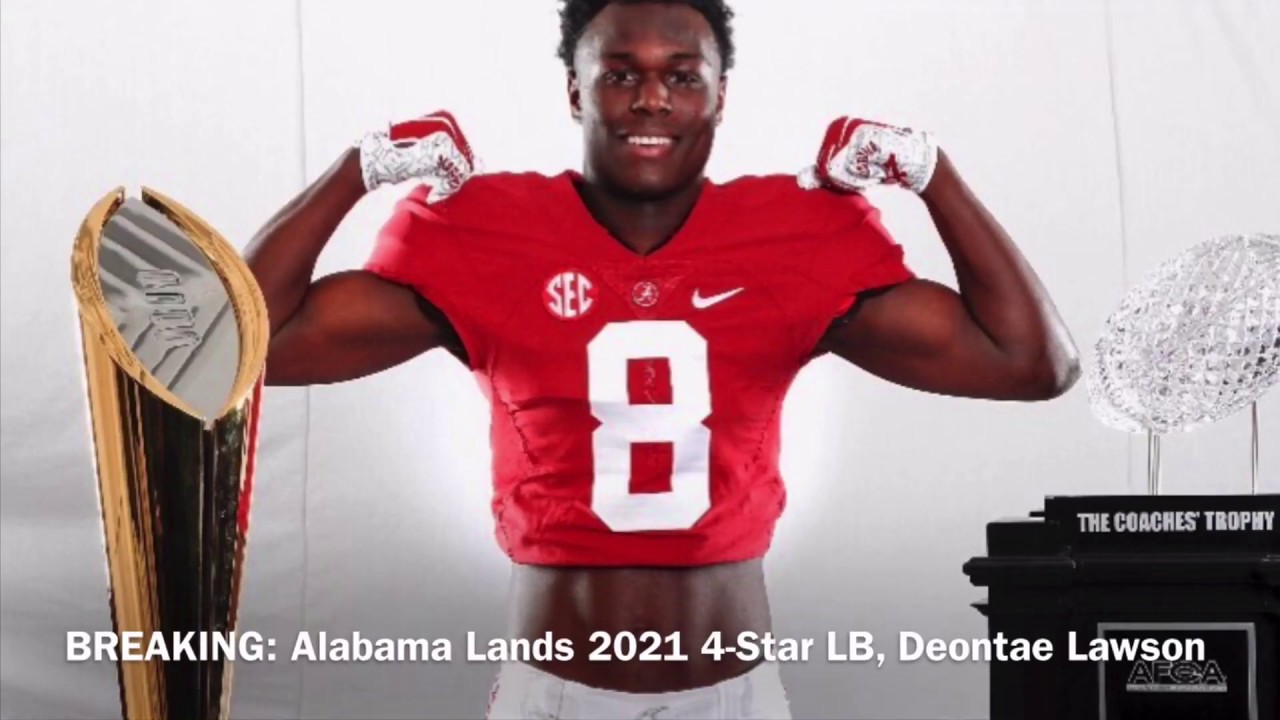 BREAKING: Alabama Lands 4-Star LB, Deontae Lawson - YouTube