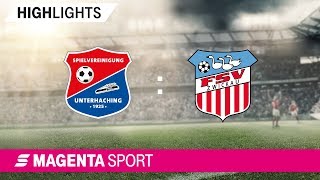 SpVgg Unterhaching - FSV Zwickau | Spieltag 33, 18/19 | MAGENTA SPORT