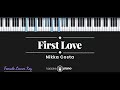 First Love - Nikka Costa (KARAOKE PIANO - FEMALE LOWER KEY)