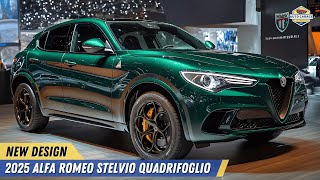 2025 Alfa Romeo Stelvio Quadrifoglio Introduced - 505 HP and 0-60 in 3.3 Seconds!