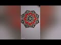 unique rangoli designs ll easy rangoli design ll kundan rangoli ll youtubevideo reelsvideo shots