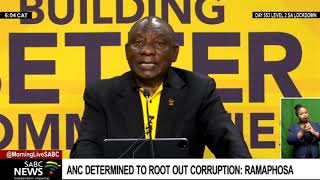 LGE 2021 | ANC determined to root out corruption: Ramaphosa