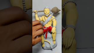 Hanuman idol making at home ll Hanuman ll hanuman chalisa#shorts#viral#viralvideo#trending#rtistboy