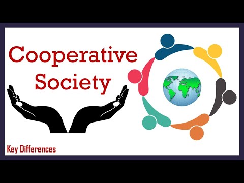 What is the main aim of cooperative society?