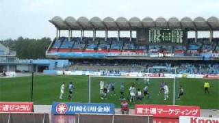 2011.04.23 川崎vs仙台 鎌田の決勝ゴール!!