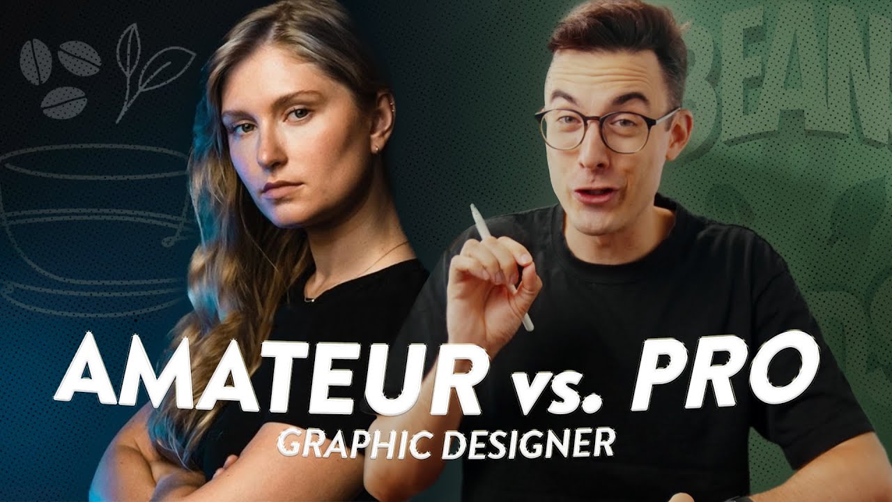 Amateur Vs Pro Graphic Designer Logo Edition Youtube