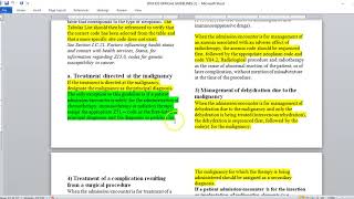 Neoplasm Guidelines ICD 10 CM