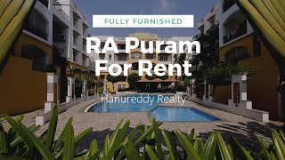 RA Puram fully furnished 3 BHK for rent