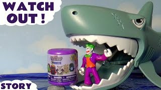 Guardians Of The Galaxy 2 Mashems stolen by Joker and rescued by Batman Shark and Spider-man TT4U
