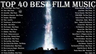  Non Stop 169 Minutes Top 40 Movie Soundtracks All Time🎵beautiful Piano Best Film Music
