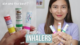 the best thai inhaler! 👃🏼🍃| unboxing \u0026 review | poy-sian, tiger balm, peppermint field