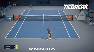 TIEBREAK - Novak Djokovic Vs Carlos Alcaraz I Vienna Arena I Legendary AI (PS5)